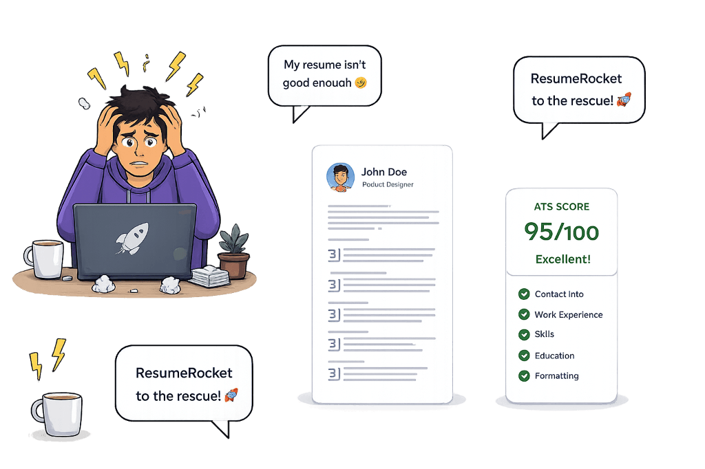 Resume Builder Hero Illustration