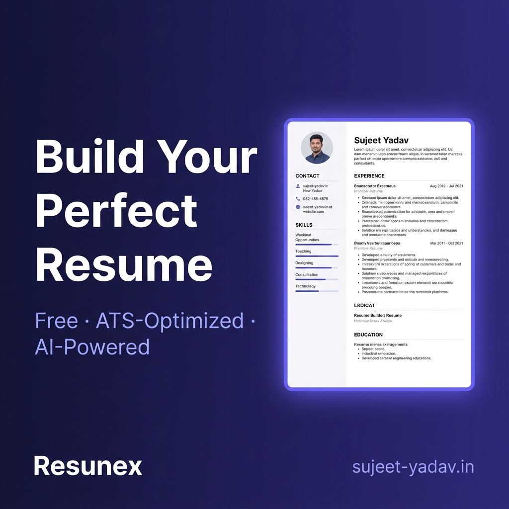 Resunex — 官网预览图